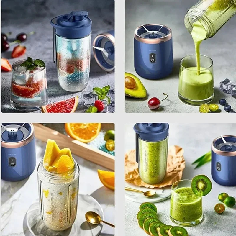Mini-Entsafter VitaJuice Go | Tragbar & Kabellos | Für Obst & Gemüse | Frisch gepresst unterwegs