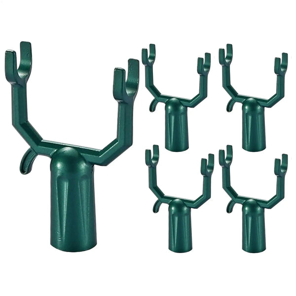 Planturax 5er-Set Aststützen aus Metall | Verstellbare Baumbügel für Obstbäume & Kletterpflanzen | Rostfrei & wiederverwendbar | 10 × 6 cm