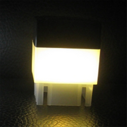 Lumisora YardGlow Solar LED Säulenleuchte | Warmweißes Licht für Garten & Zaun | Wetterfest IP55 | 12 cm Hoch