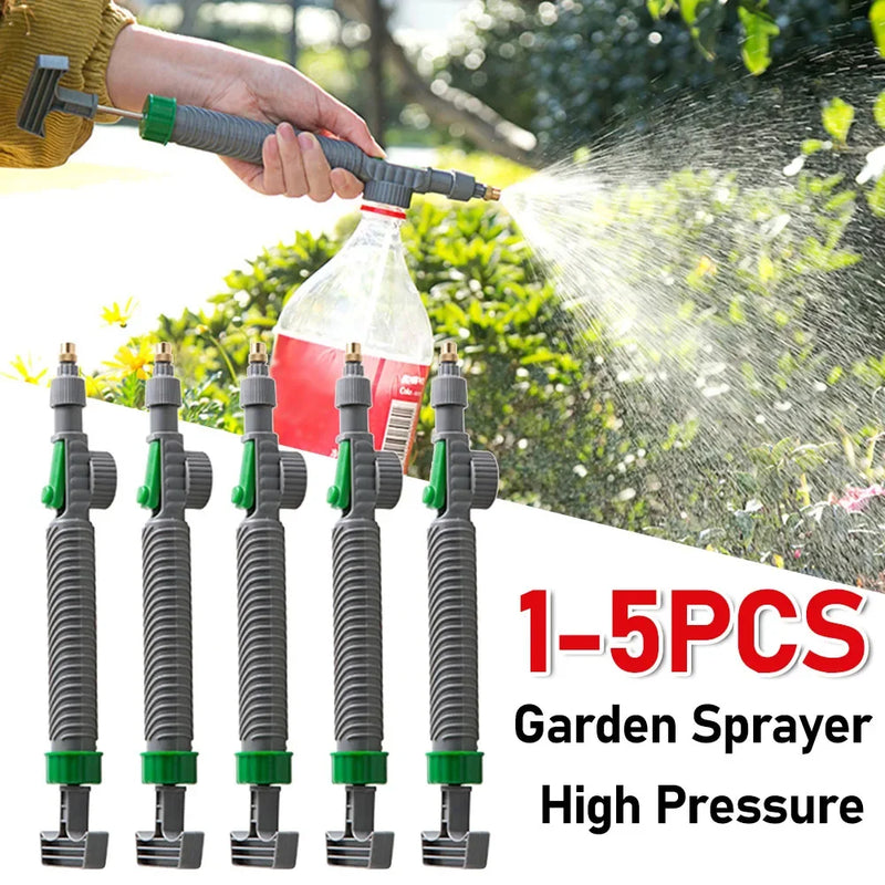 FloraJet | Verstellbare Gartenspritze für Flaschen | Hochdruck & Vielseitig | Kupferdüse