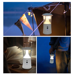 Campinglampe LUMOVIA Pro | 3 Lichtmodi | 1200mAh Akku | IPX4 Wasserdicht | Tragbar