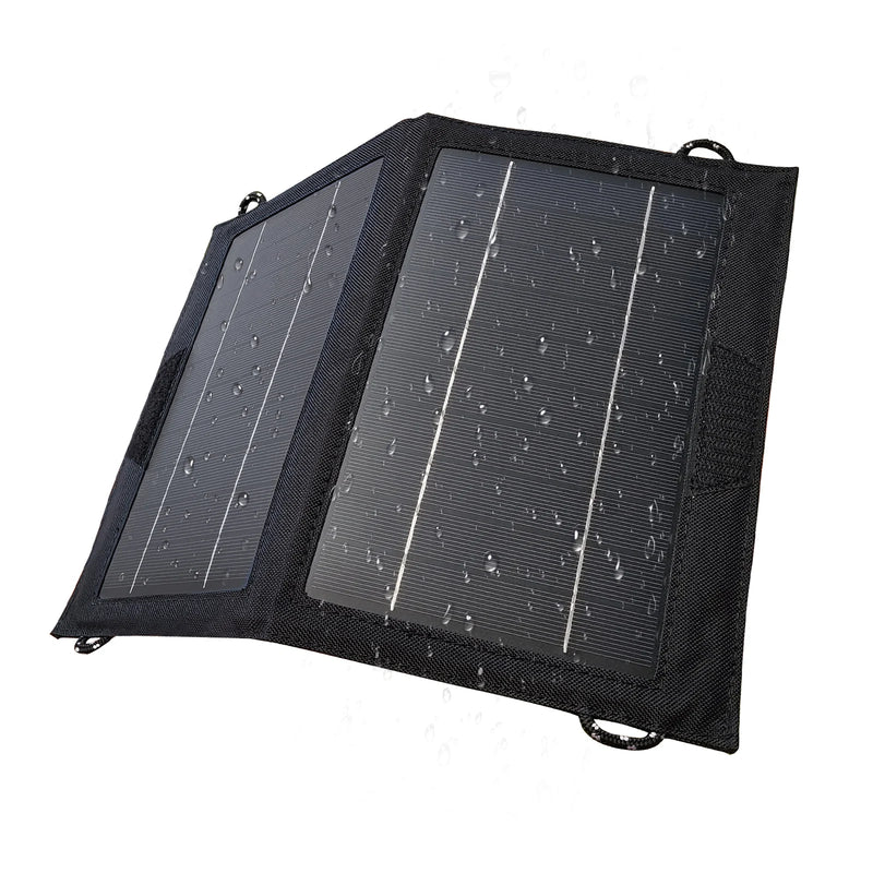 Faltbares Solarladegerät VoltPack 21 | Mit 10.000 mAh Akku & 21W Solarpanel | Dual USB + USB-C Schnellladung | Wasserdicht & Tragbar | Für Outdoor, Reisen & Notfälle