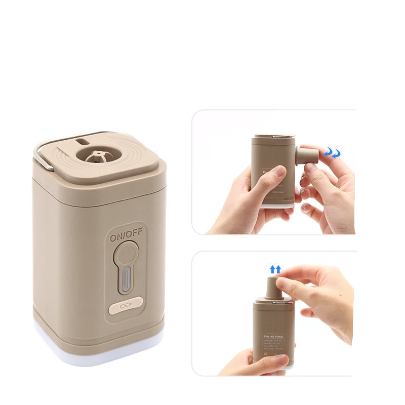 Outdoor Luftpumpe AeroBlow Mini | Elektrisch & USB-Aufladbar | Tragbar & Kabellos | Für Luftmatratzen & Vakuumbeutel