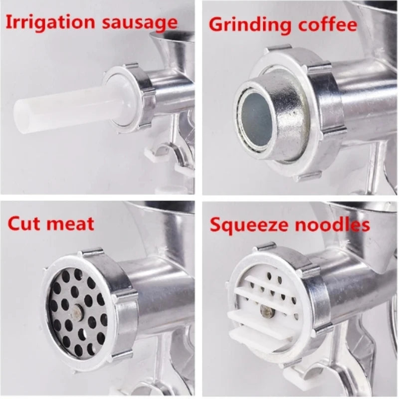 Fleischwolf Kraftivo | Manuell | Aluminiumlegierung | Für Hackfleisch, Wurst & Teig