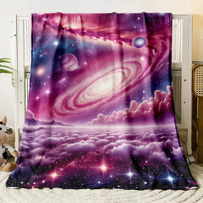 Sternenhimmel-Decke CosmoDream | 3D-Design | Weiches Flanell | Für Sofa, Bett & Reisen