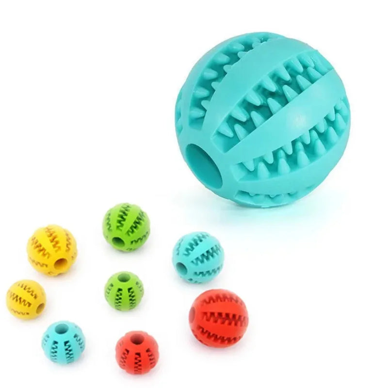 Hundespielball ChewPlay FlexiBall | Interaktives Gummispielzeug mit Futterfunktion | Zahnpflege & Kauspiel | Für kleine Hunde