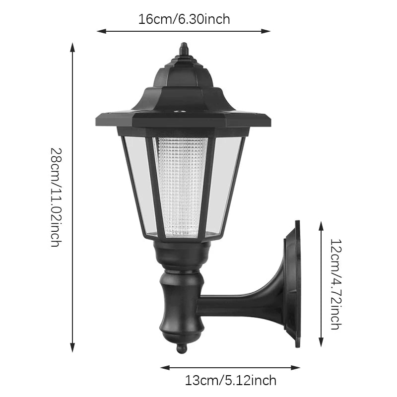 Solara Solar Gartenlampe | Sechseck-Design | Warm- & Kaltweiß | 8h Leuchtdauer | Wetterfest
