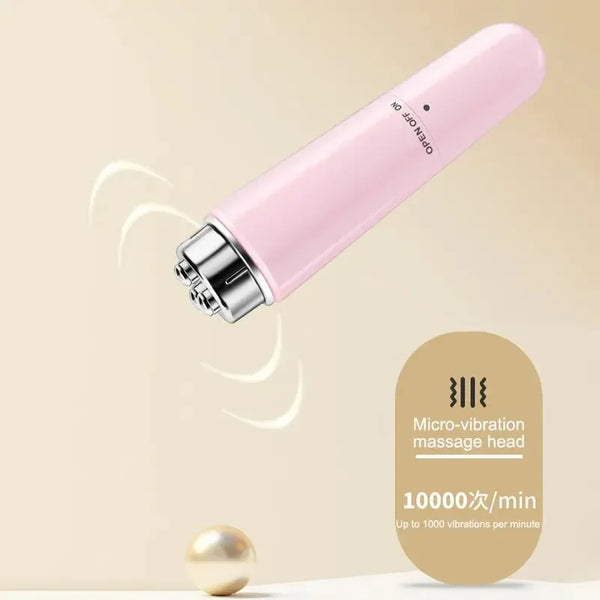 Elektrischer 4-in-1 Augen- und Gesichtsmassager VibraGlow Eyes | Mikro-Vibration gegen Augenringe & Schwellungen | Tragbar & Hautfreundlich