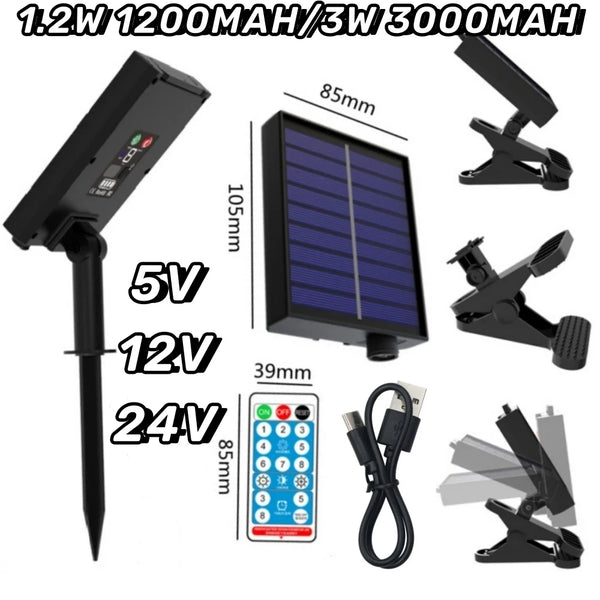 Solar Steuerbox LumiBox SolarControl | Mit Fernbedienung & 8 Leuchtmodi | Für LED-Lichterketten | Indoor & Outdoor Einsatz