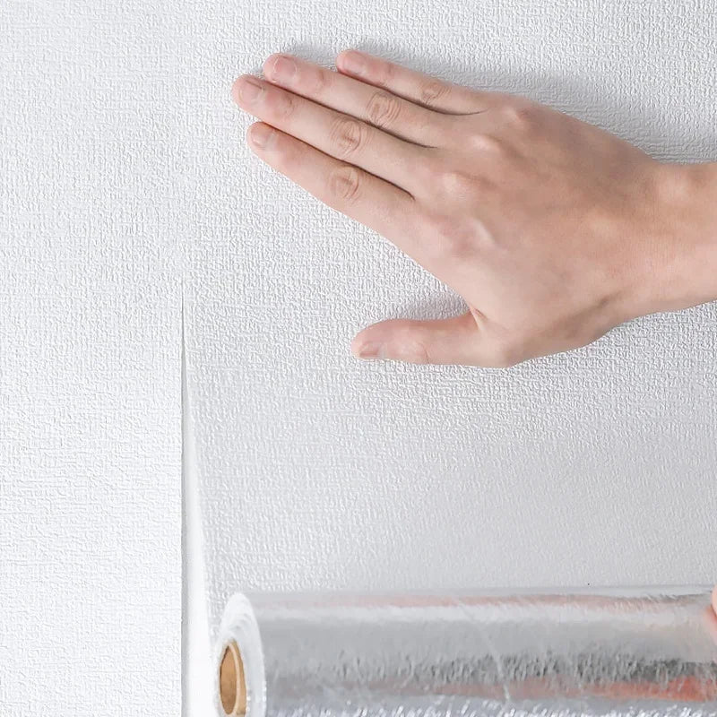 Selbstklebende 3D-Leinen-Tapete Linovera | Wasserfest, Schimmelresistent & Stoßdämpfend | Ideal für Wohnzimmer, Schlafzimmer & Küche