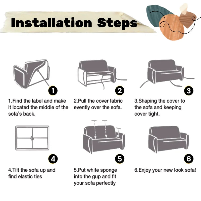 FlexiHome Elastischer Sofaüberwurf | Moderne Passform | Rundum-Schutz für 1–4-Sitzer Sofas | Waschbar & Stilvoll