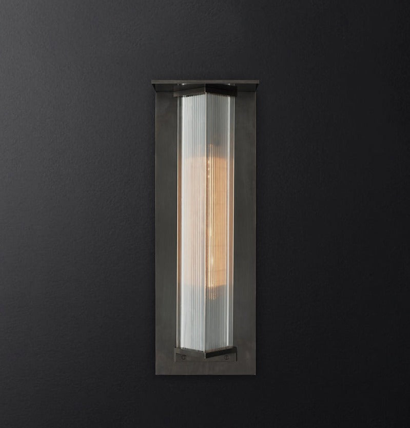 Solar-Wandleuchte SensoLux | Mit Bewegungssensor | IP65 Wetterfest | Edelstahl & Aluminium | LED Warmweiß