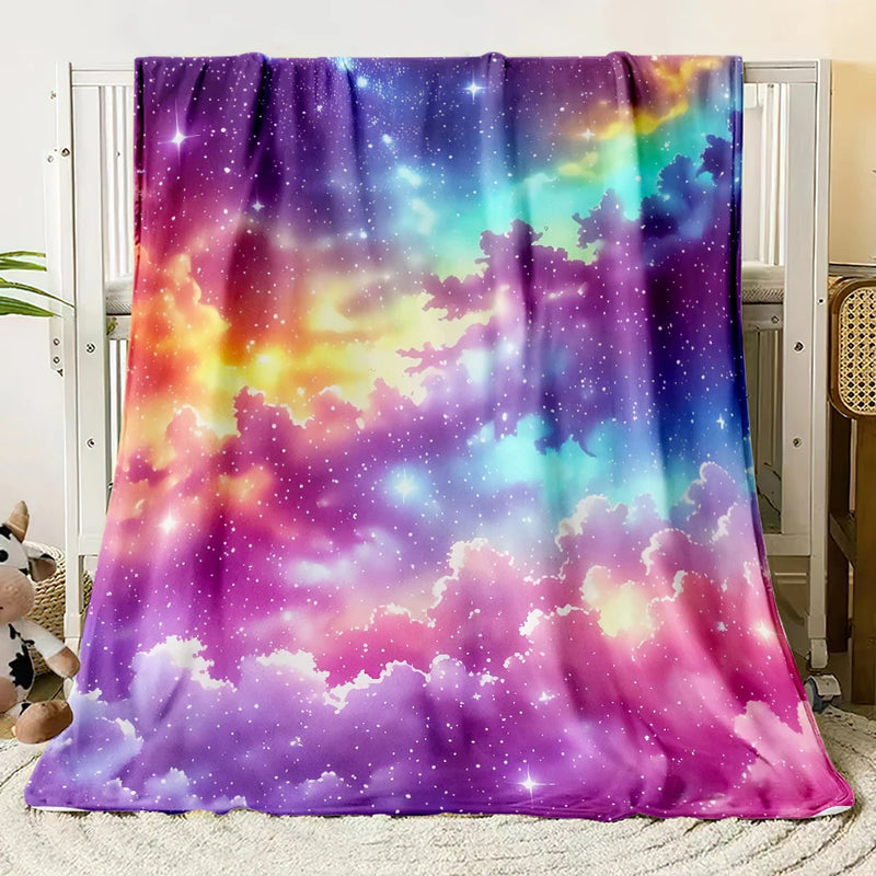 Sternenhimmel-Decke CosmoDream | 3D-Design | Weiches Flanell | Für Sofa, Bett & Reisen