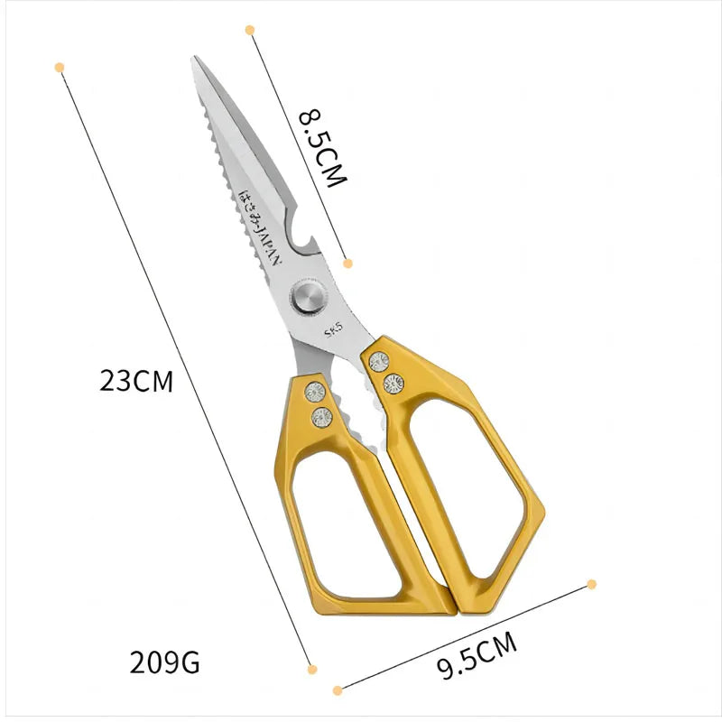 Küchen­schere multifunktional | Edelstahl SK5 | Für Fleisch, Fisch & Gemüse | Ergonomischer Griff