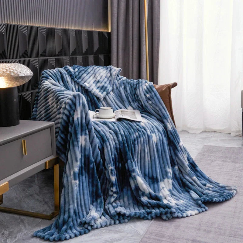 Velura Velvet Decke | Extra Weich & Warm | Luxuriöses Design | 100x70 cm