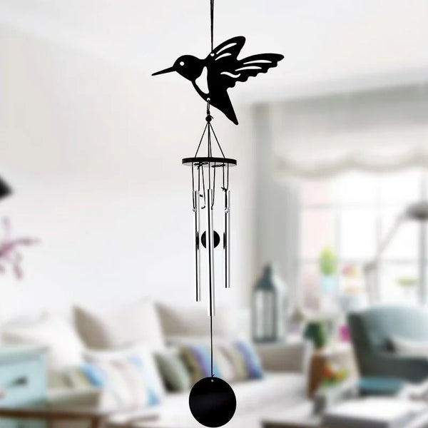 Bellaventi Windspiel Metall-Windspiel mit Tiermotiv | Handgefertigt im Landhausstil | 37 cm Länge | Verschiedene Designs