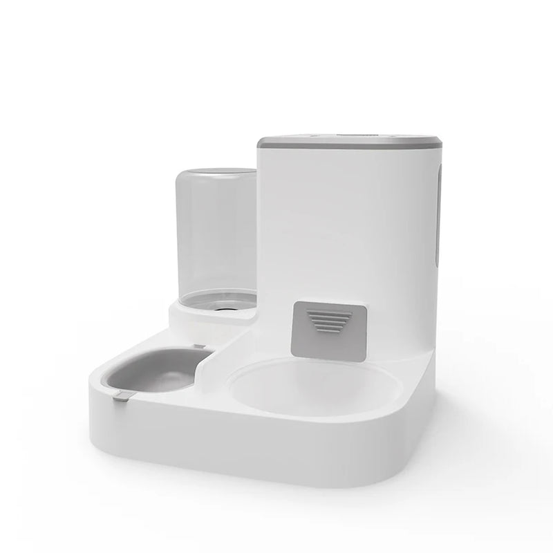Feedipet Futter- & Wasserspender für Katzen & Hunde | Automatische Nachfüllung | 2-in-1 Napf-Set