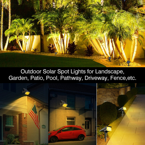 Solarstrahler LumoSolar | 3000K/6000K/RGB | IP65 Wasserdicht | Garten- & Wegbeleuchtung
