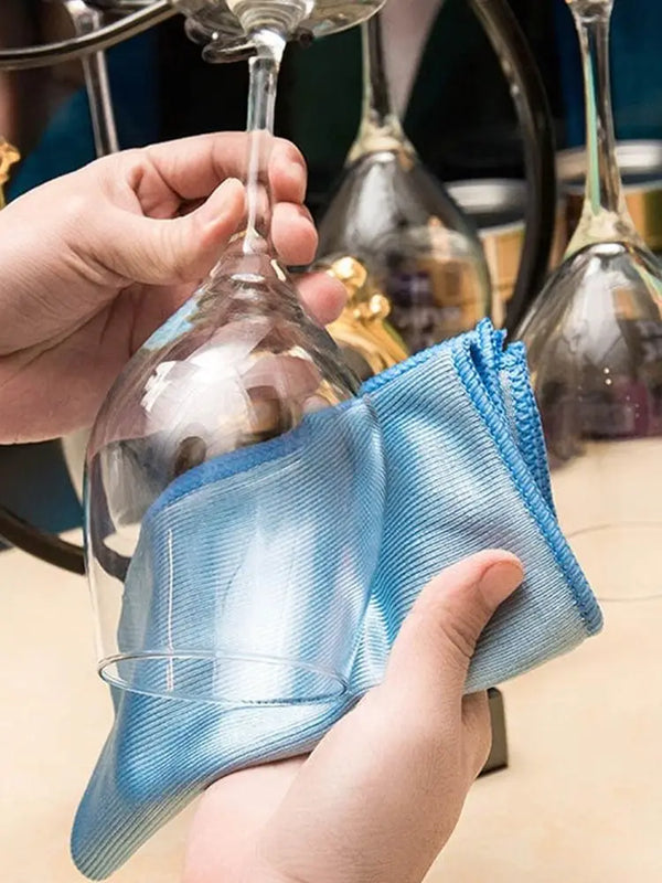 Mikrofasertuch KlarWisch | Fusselfrei & Superweich | Für Glas, Auto & Küche | Streifenfreie Reinigung