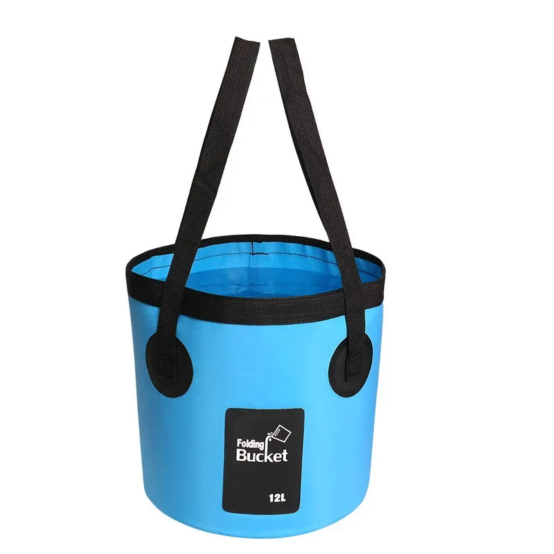 AquaFold Waschbeutel 12L/20L | Faltbar & Wasserdicht | Outdoor & Auto | Verschiedene Farben