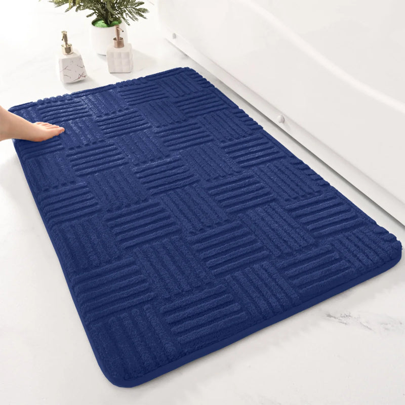 Badematte AquaStripes | Rutschfest & Saugstark | Weich & Pflegeleicht | Für Bad & Eingang