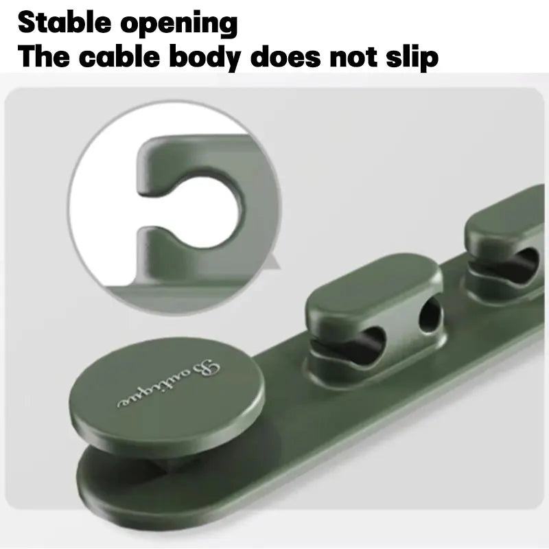 Ordito ClipLine Set Selbstklebende Kabelclips | Kabelmanagement für Schreibtisch, Büro & Zuhause