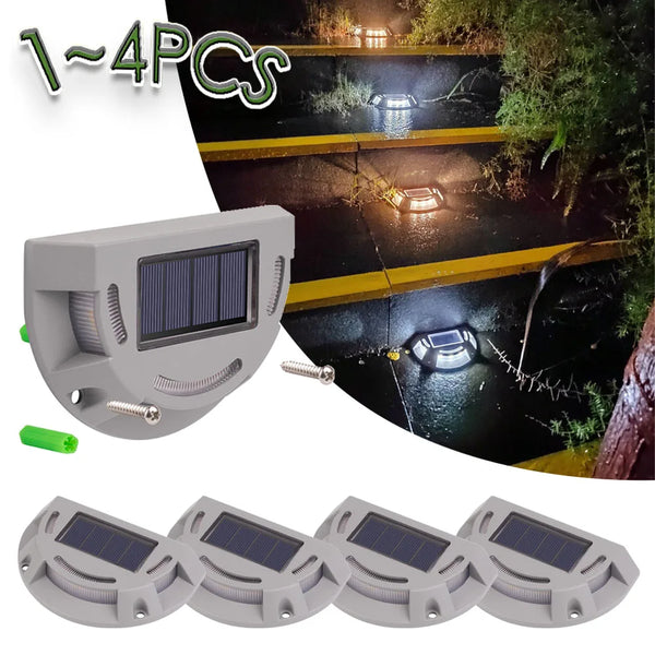 Lumivance Solar-Treppenlicht 2-in-1 | Warmweiß & Kaltweiß | Wasserdicht IP65 | Für Außen, Stufen, Wege & Einfahrt