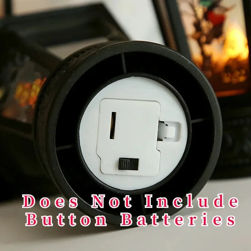 Halloween Laterne SpookLight | LED Kerzenlicht | Hexenhaus & Kürbis Design | Vintage Hängelampe