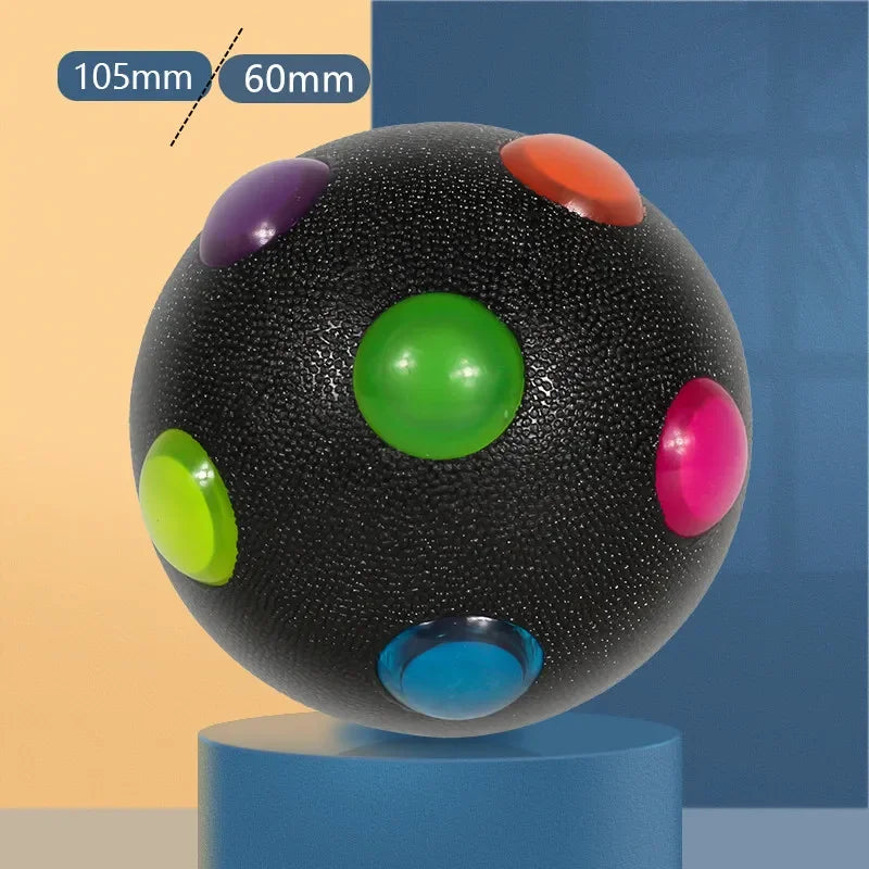 Hundespielzeug GlowPaw Ball | LED Leuchtball | Elastisch & Beißfest | Für Hunde, Katzen & Kinder