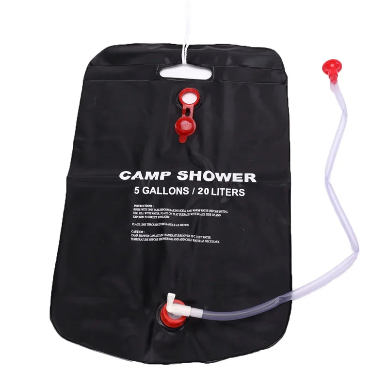 ThermoCamp 20 Duschsack 20L | Faltbar & Outdoor-geeignet | Bis zu 48 °C Wassertemperatur | Für Camping & Reisen