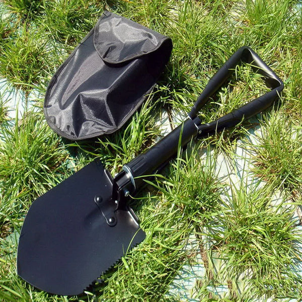 Survinox FieldTool Klappbare Multifunktionsschaufel | Hochfester Carbonstahl | Für Camping, Outdoor & Notfall