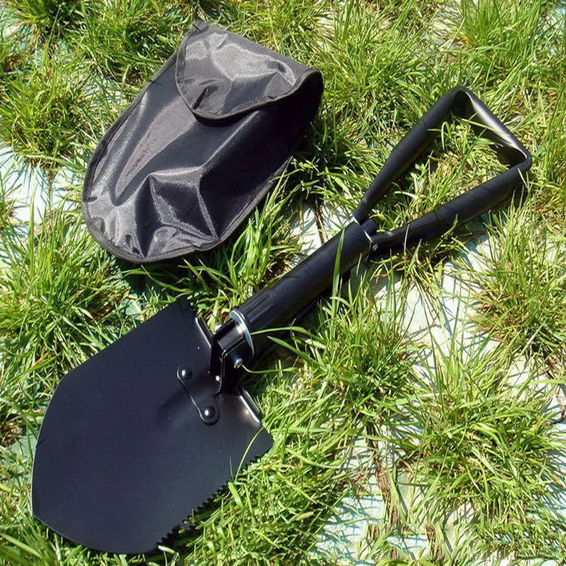 Survinox FieldTool Klappbare Multifunktionsschaufel | Hochfester Carbonstahl | Für Camping, Outdoor & Notfall