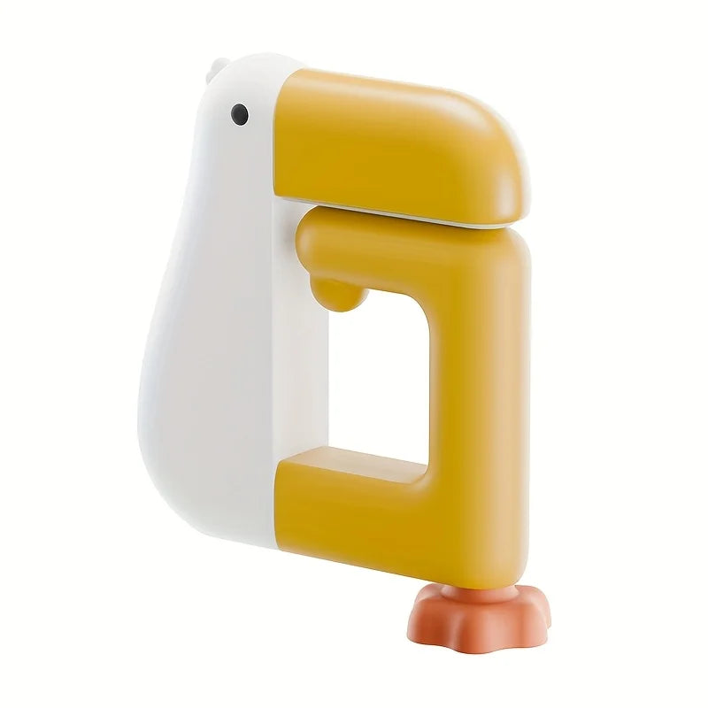 Taschenhaken QuackHook | Enten-Design Haken für Tischkante | Kein Bohren | Platzsparende Aufhängung für Tasche & Rucksack