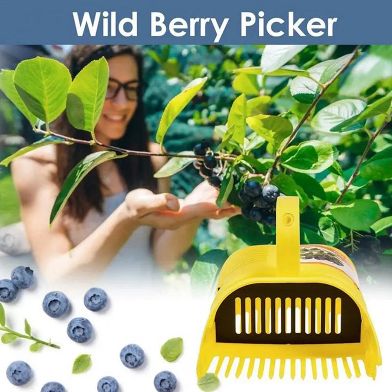BerryLoom Beerenpflücker mit Kammzinken | Ergonomisch & Leicht | Für Blaubeeren, Johannisbeeren & mehr | 22 cm