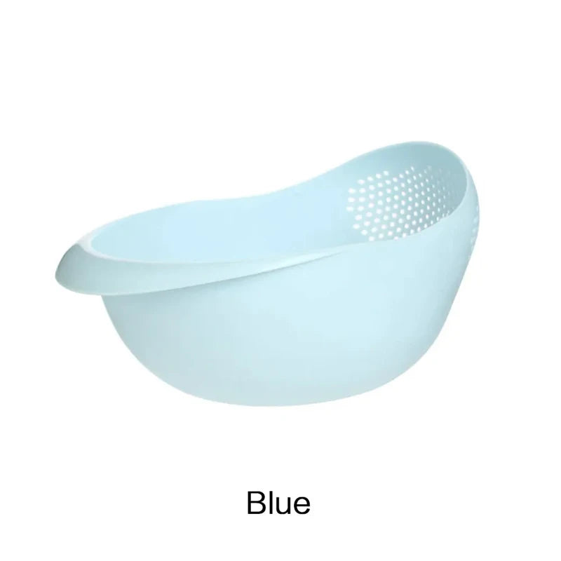 KlarSieb Multifunktions-Sieb | Reissieb & Abtropfkorb | Für Obst, Gemüse & Reis | Ergonomisches Design
