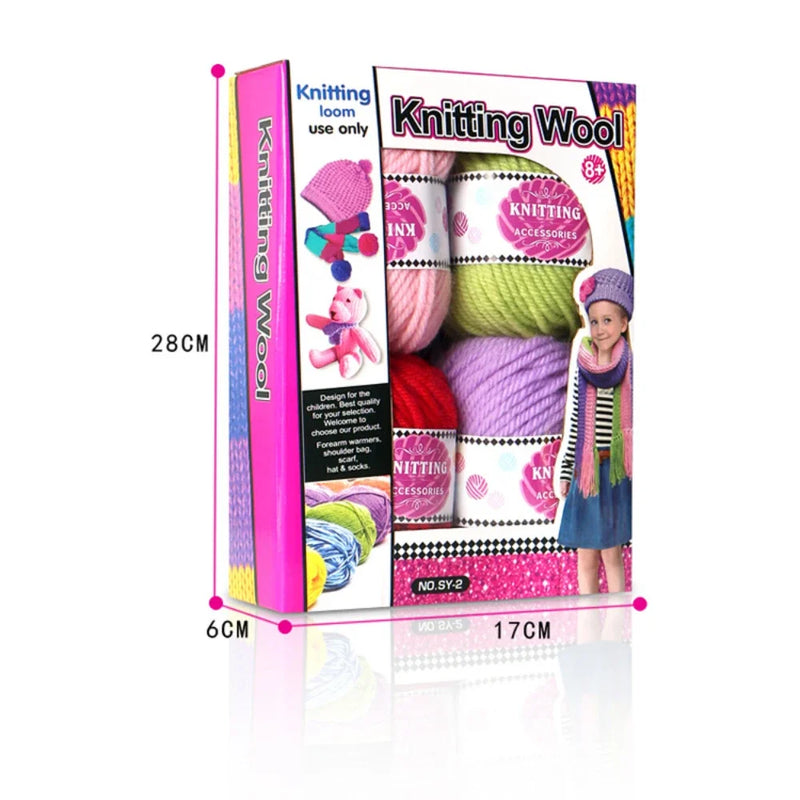 Strickolino Strickmaschine | 22 Nadeln | Automatisches Rundstrick-Set für Anfänger & Erwachsene | Schnellstricker mit Zubehör