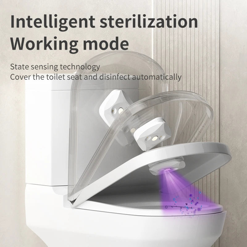 UV-Toiletten-Desinfektionslampe PureLoo | 8 x 8 cm | Wiederaufladbar & Automatisch