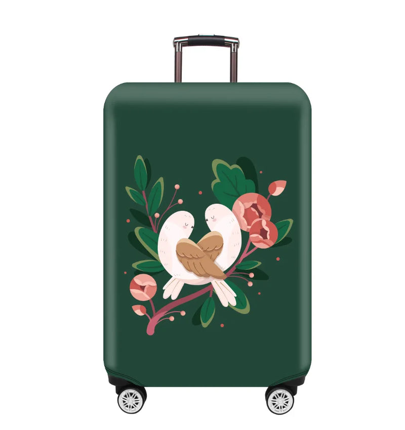 Kofferhülle TravelPaw FlexCover | Elastischer Gepäckschutz mit Tiermotiven | Für 18–32 Zoll Koffer | Reißfest & Waschbar