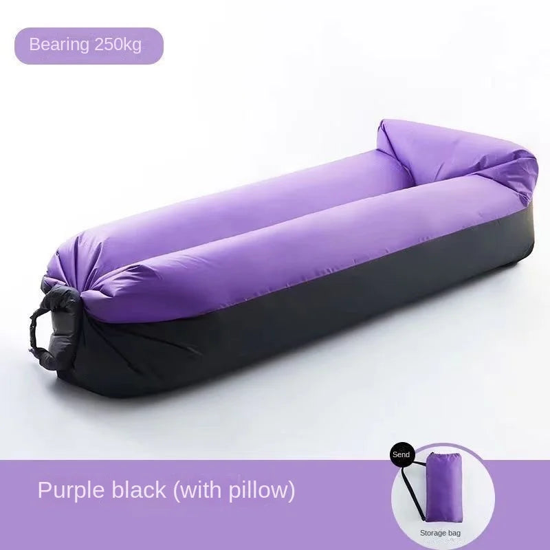 Airvana Aufblasbares Sofa Outdoor | Tragbare Luft-Couch für Camping & Strand | Mit Kopfstütze & 30h Haltbarkeit