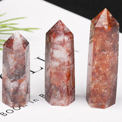 Kristall-Obelisk Elaria | Naturstein Heilstein | Für Meditation & Reiki | 4–8 cm