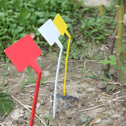 GrowMark EasyTag Pflanzenschilder 10er-Set | Einstecketiketten aus Kunststoff | Wiederverwendbar & wetterfest | Für Beet, Topf & Gewächshaus