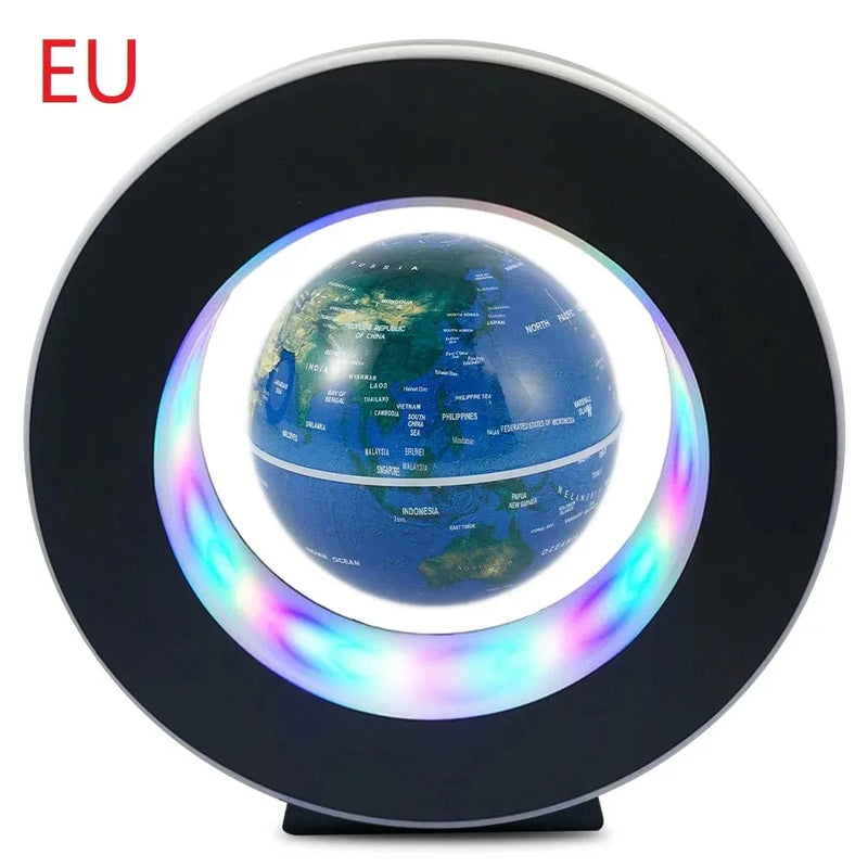 Schwebender Globus MagnoGlobe | Magnetische Levitation | LED-Beleuchtung | 17,5 × 17,5 × 4,5 cm | Geschenkidee
