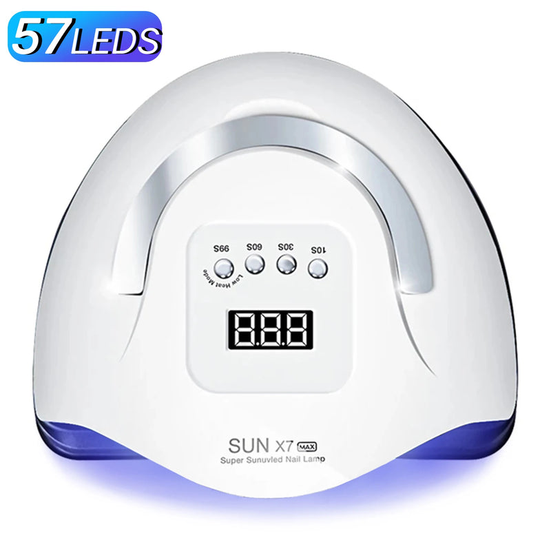 UV-LED Nagellampe NailRadiant Pro 81 | 81 LEDs | 4 Timer-Modi | Smart Sensor & Painless-Technologie | Für UV & LED Gel