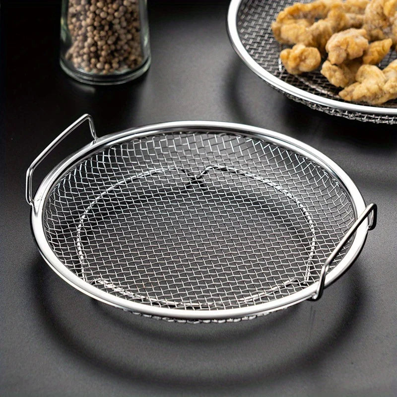 Ölfiltertablett FryPure | Edelstahl-Siebtablett | Für Frittier- & Grillgut | Robuste Abtropfschale