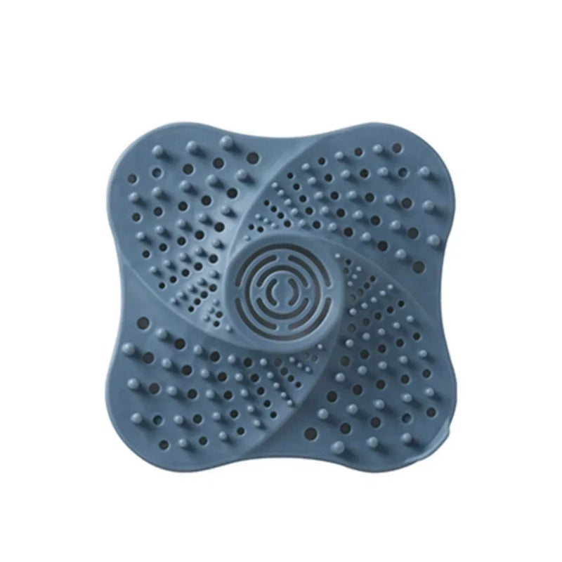 Haarsieb DrainShield SoftCatch | Abfluss-Stopp für Dusche, Waschbecken & Badewanne | Silikon-Haarfänger mit Saugfuß | 13×13 cm
