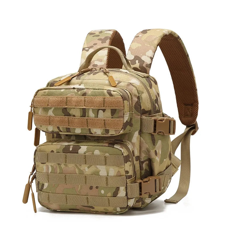 Tactivo Mini-Rucksack 9L | MOLLE-Outdoorrucksack | Kompakt & Strapazierfähig | Für Wandern, Camping & EDC