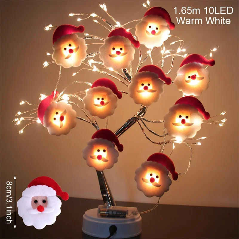 Frostella LED Schneemann Lichterkette | Weihnachtsdeko Innen | Warmweiß & Batteriebetrieben | 2025 Xmas Design