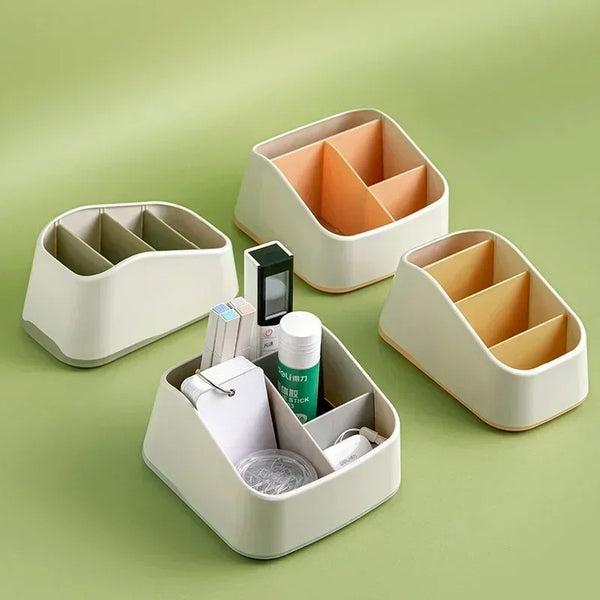 Schreibtisch-Organizer OrdinoBox | Multifunktionale Aufbewahrungsbox | Für Fernbedienung, Kosmetik & Kabel | Modernes Design