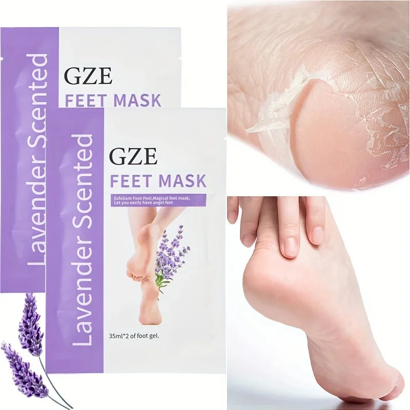 Fußpeeling-Maske SilkStep Pure | Entfernt Hornhaut & abgestorbene Haut | Für trockene, rissige Füße & Fersen | Glättende Intensivpflege