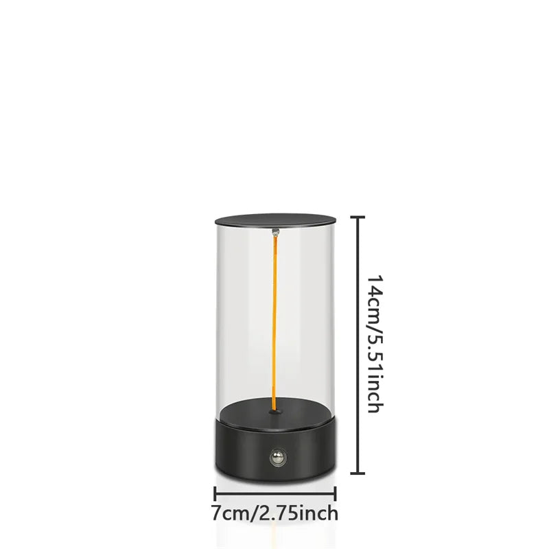 Tischlampe LineaForm Flex | Magnetisches Leuchtband | Stufenlos dimmbar | Kabellos & Wiederaufladbar | Grau